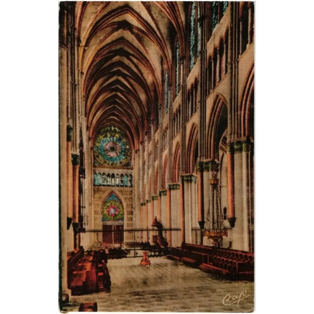 Cathédrale De Reims France Postcard